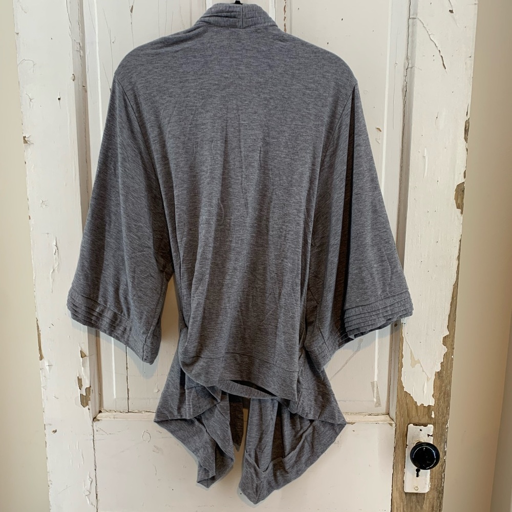 Strazzi Grey Robe with Belt - Picture 6 of 7